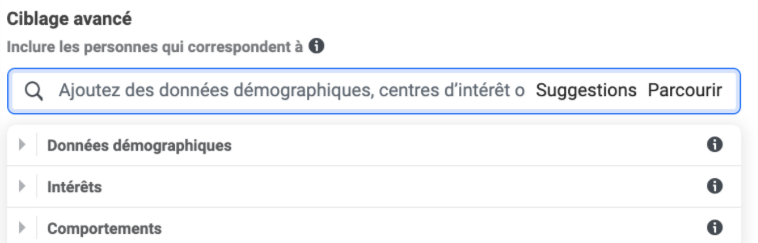 audiences Facebook Ads