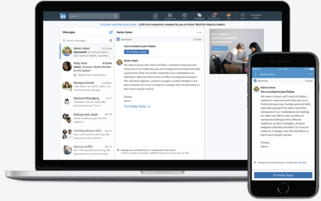 Illustration des indicateurs clés (KPI) des campagnes LinkedIn Ads