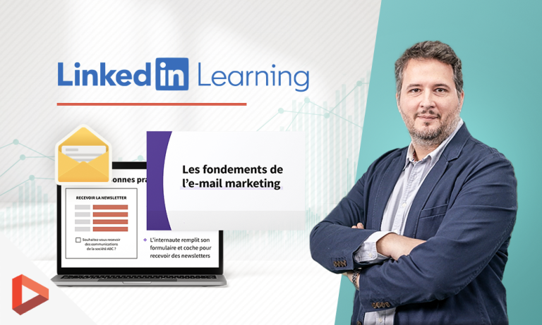 Vignette LinkedIn Learning : les fondements de l'email marketing